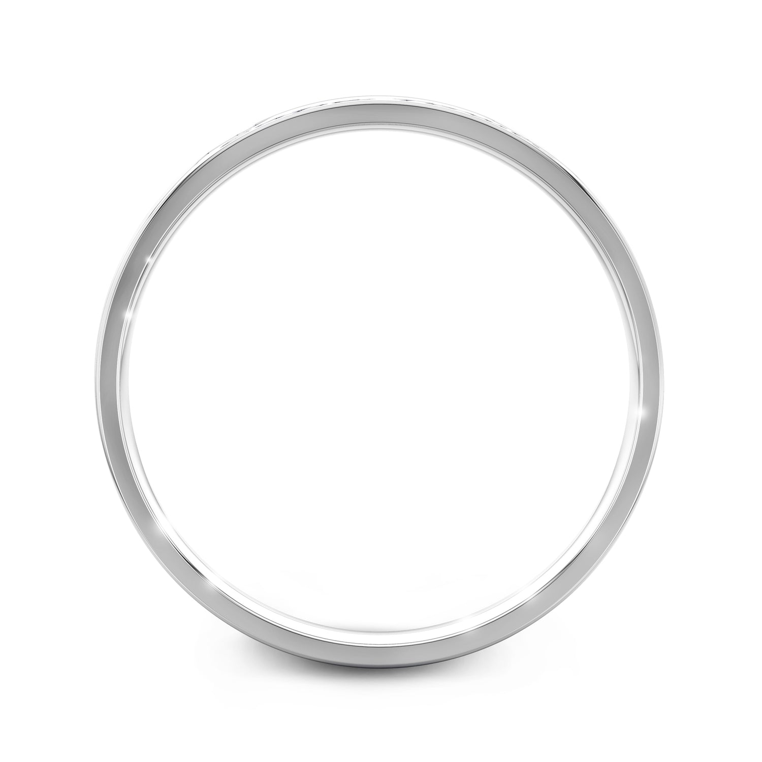 Half Pavé Cape Town Ring in 14K white Gold