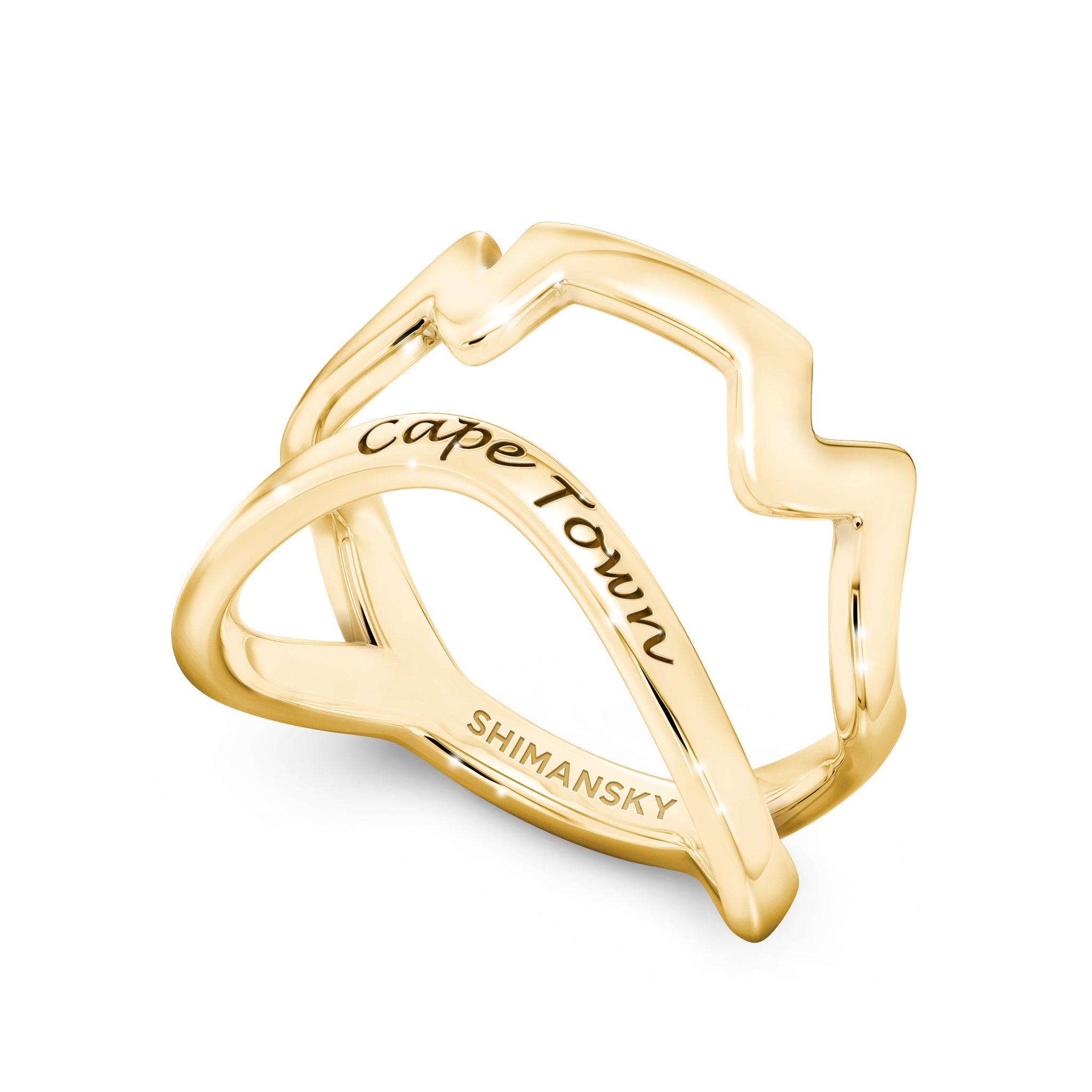 Cape Town Ring in 14k yellow Gold 