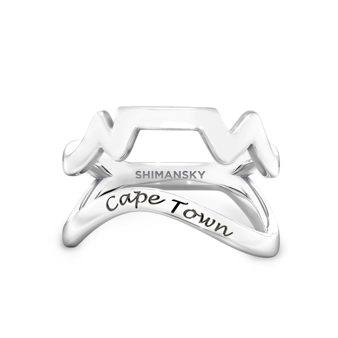 Cape Town Ring in 14k White Gold