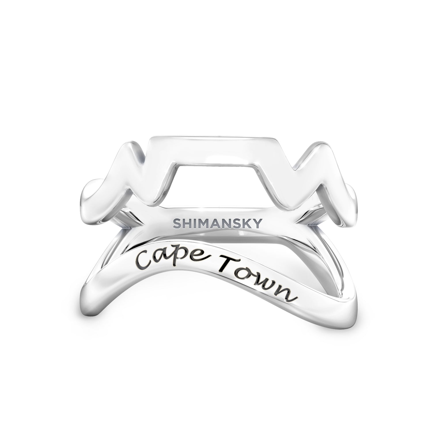Cape Town Ring in 14k White Gold