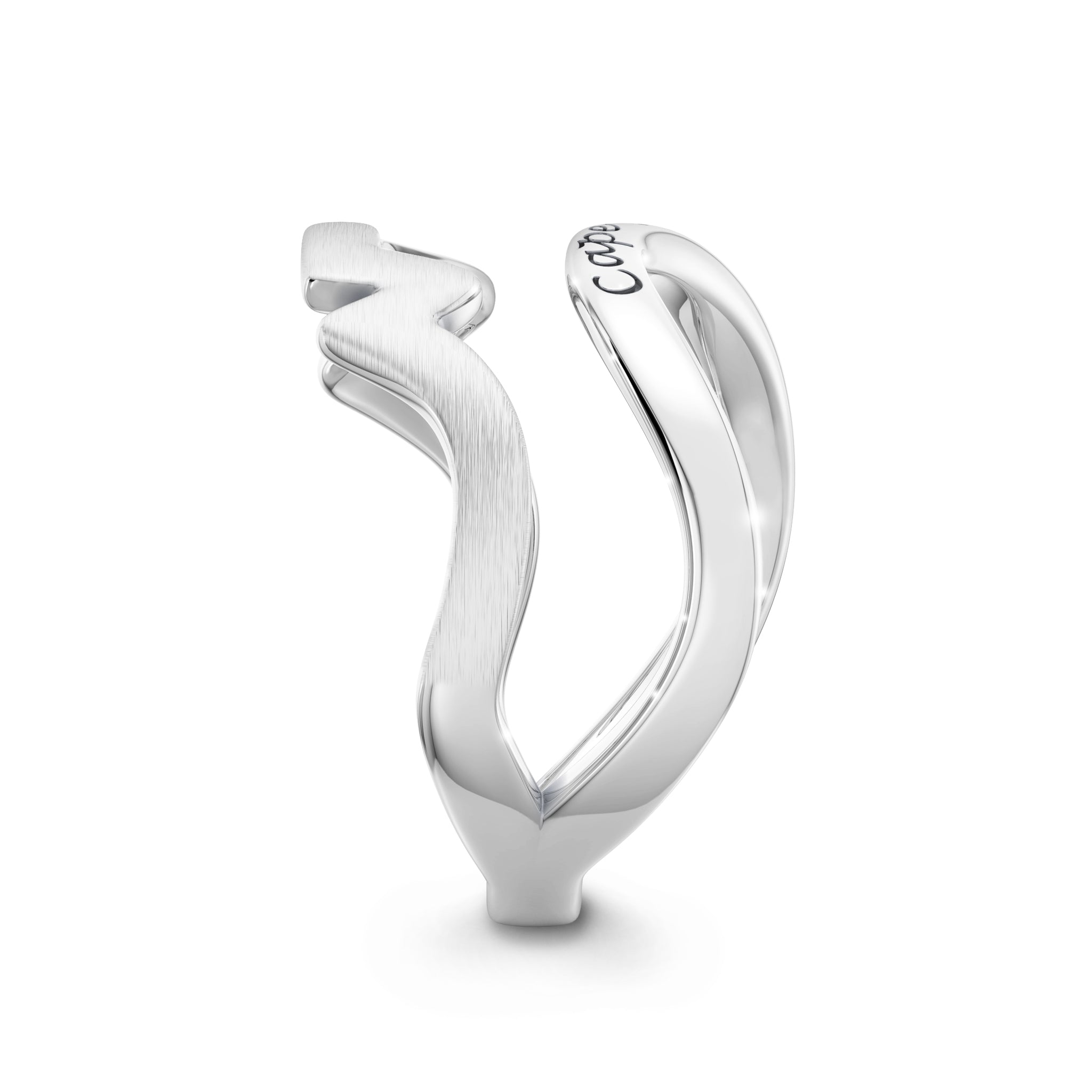 Swiss Set Cape Town Ring in 14k white gold