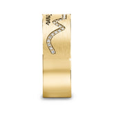 Gents Cape Town Ring Pavé in 14K yellow Gold