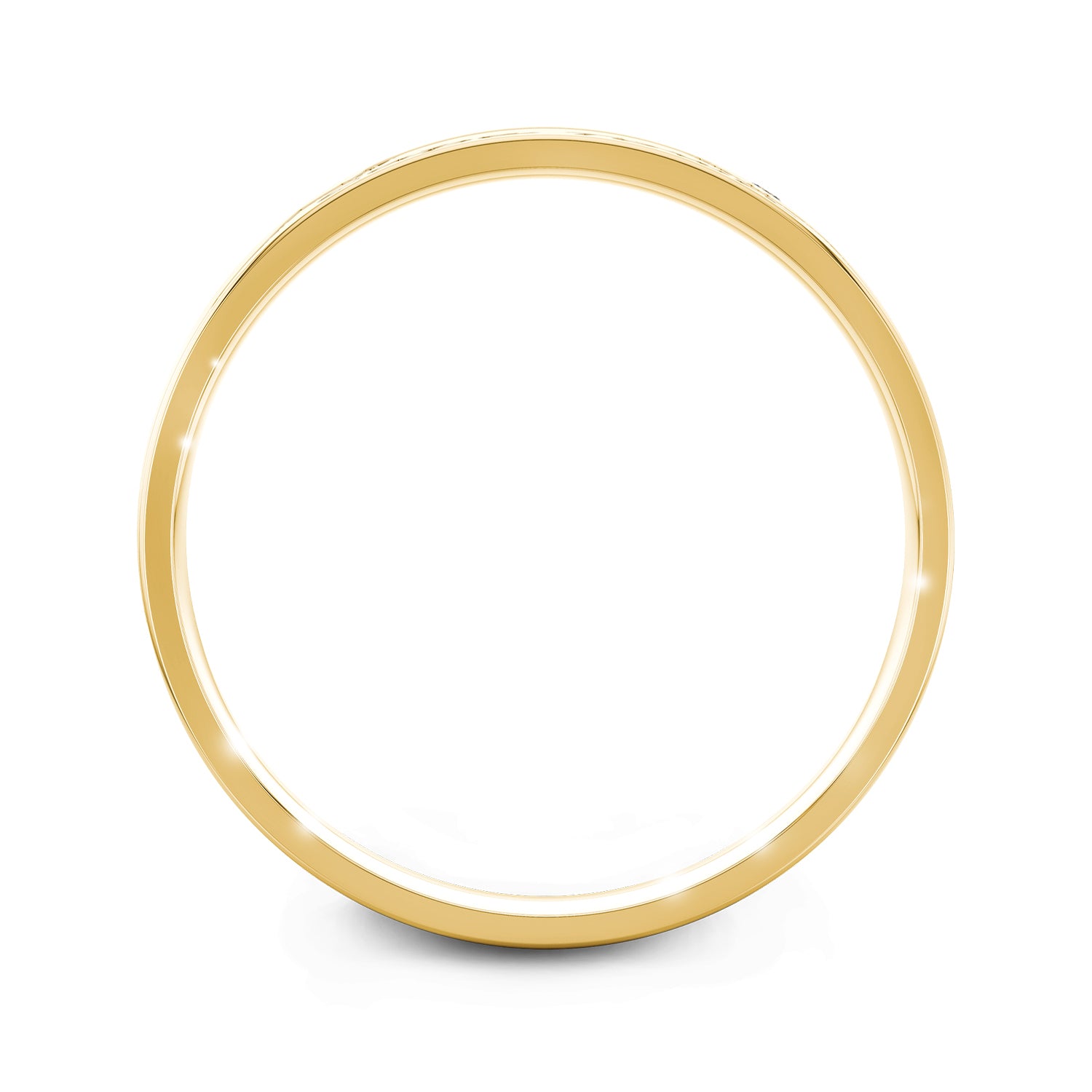 Gents Cape Town Ring Pavé in 14K yellow Gold