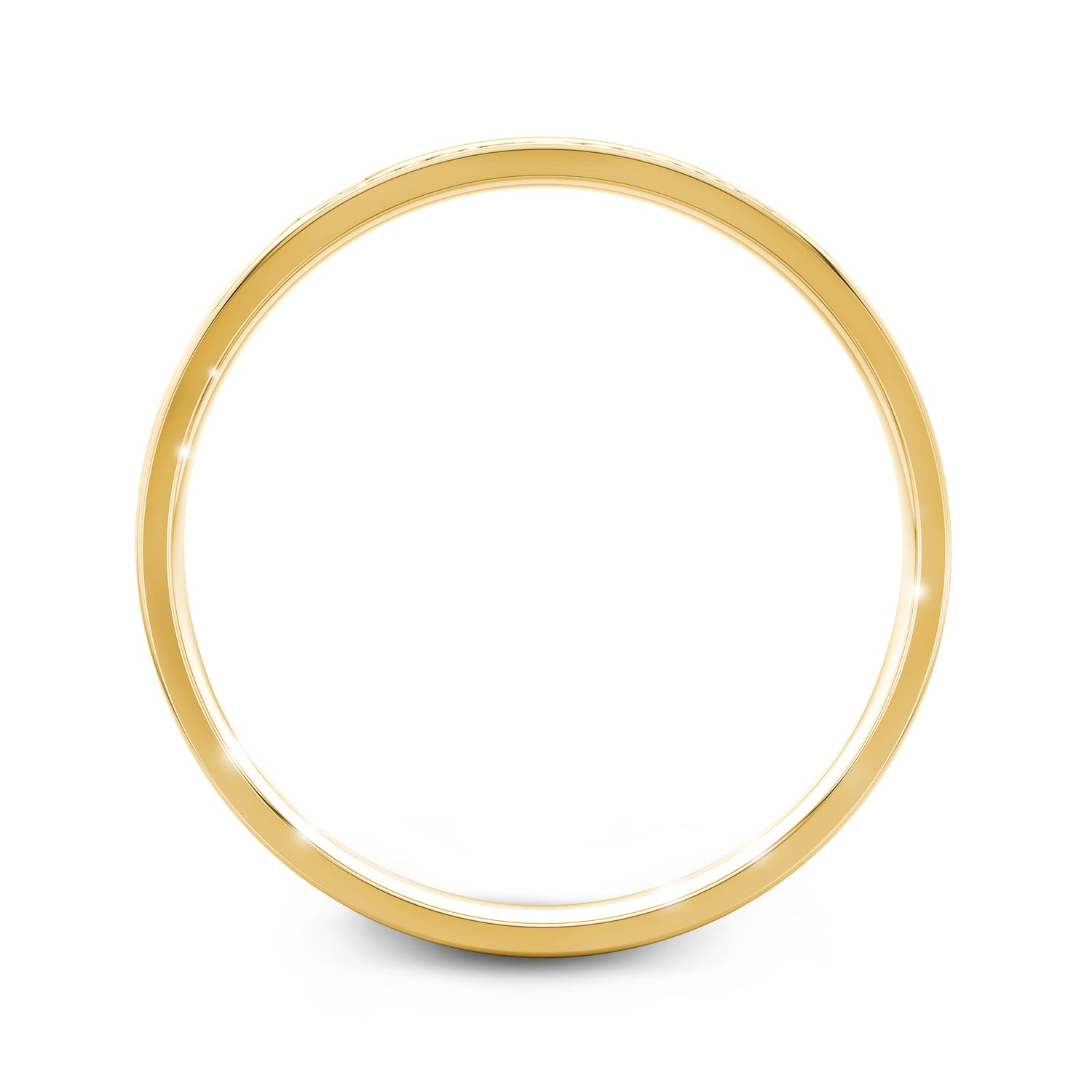 Half Pavé Cape Town Ring in 14K yellow Gold 